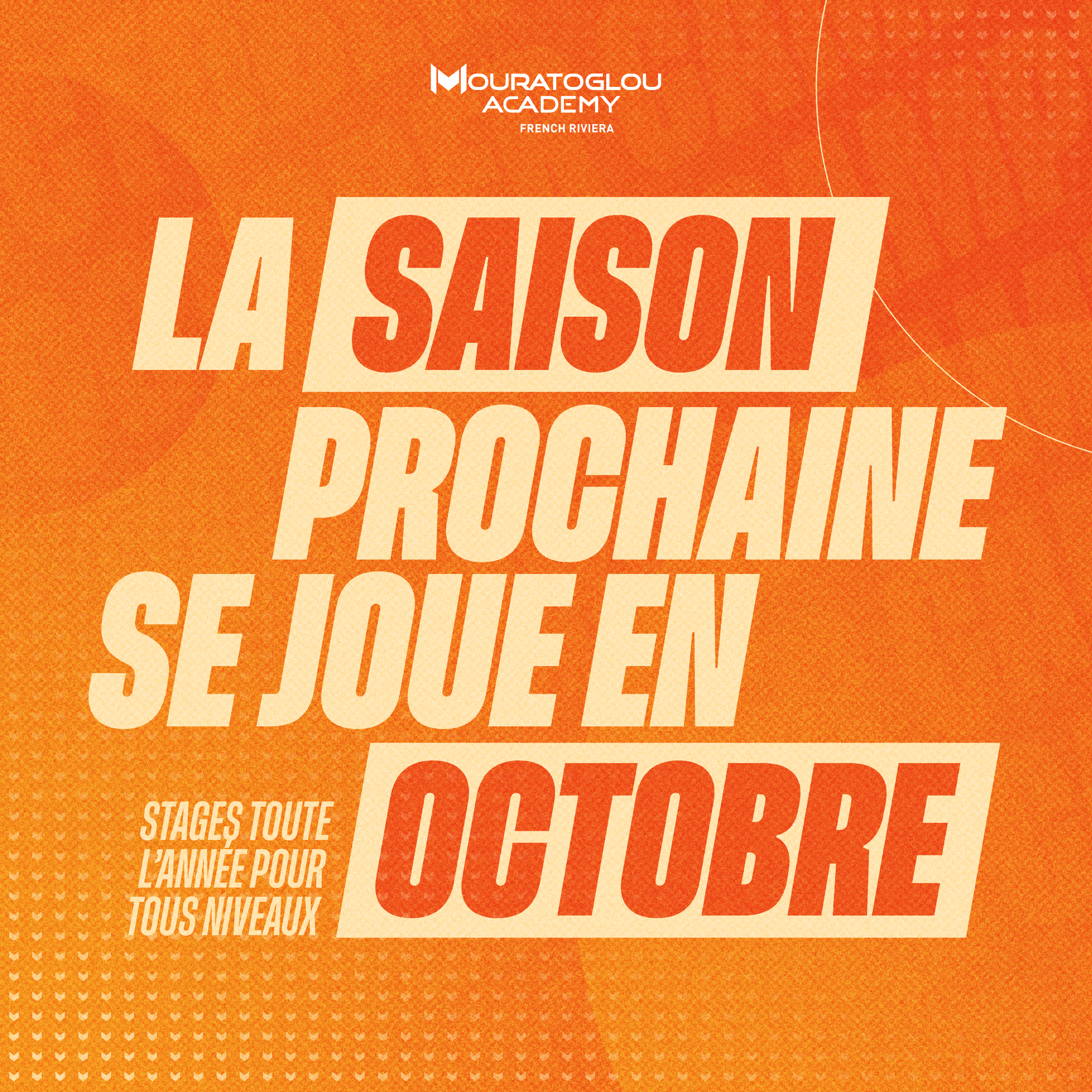 Mouratoglou Academy - Stages d'Octobre