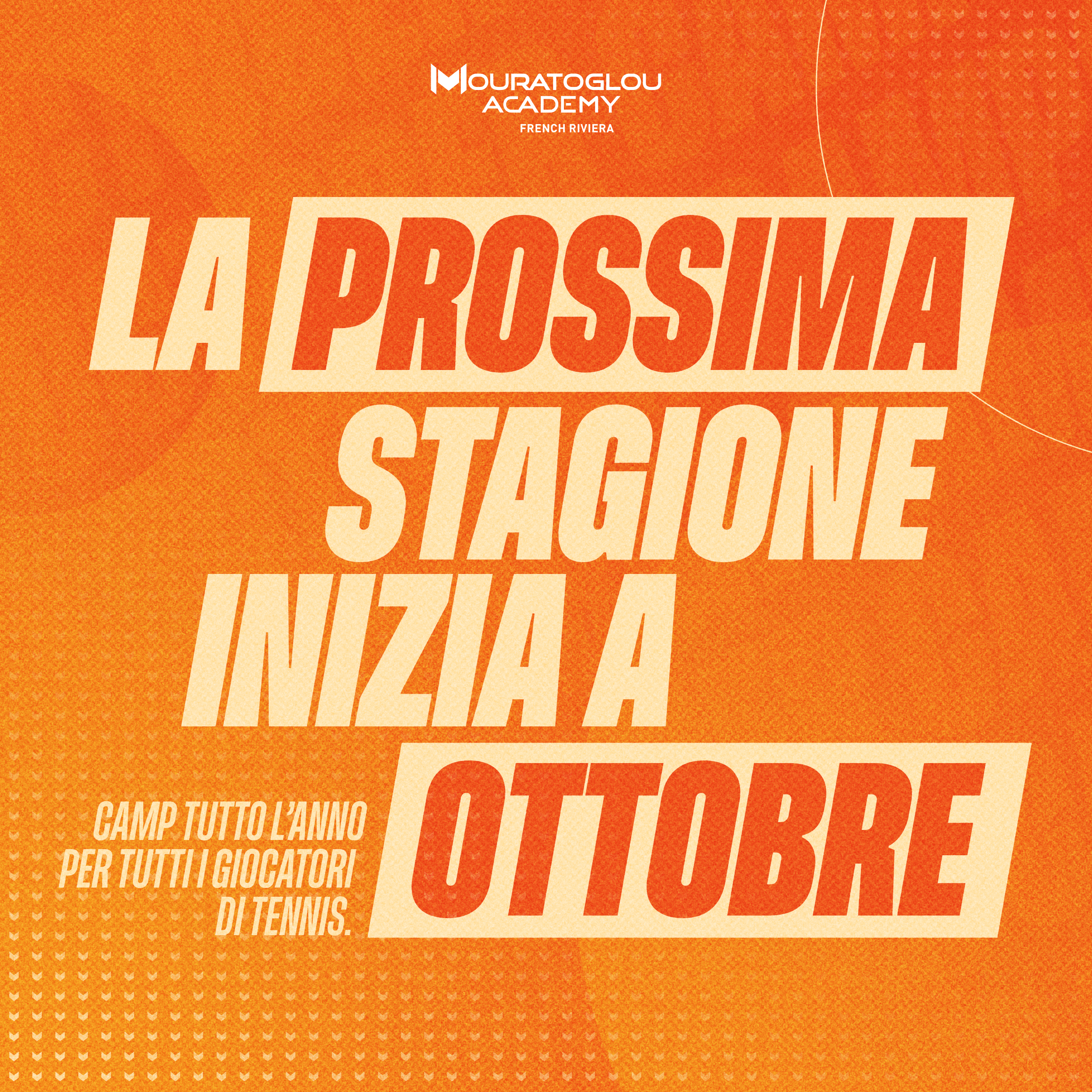 Mouratoglou Academy - Stage di Ottobre